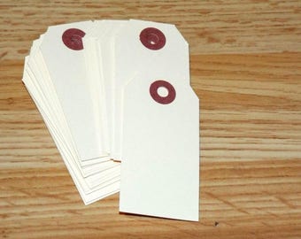 3.75" x 1 7/8" Large Manila Shipping Tags. Price Tags, gift tags, and travel tags.