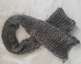 Items similar to Hand Knit Grey Headband - Turban on Etsy