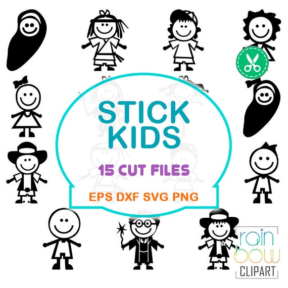Download Stick Kids Silhouette Stick Figure Svg Stick People Svg