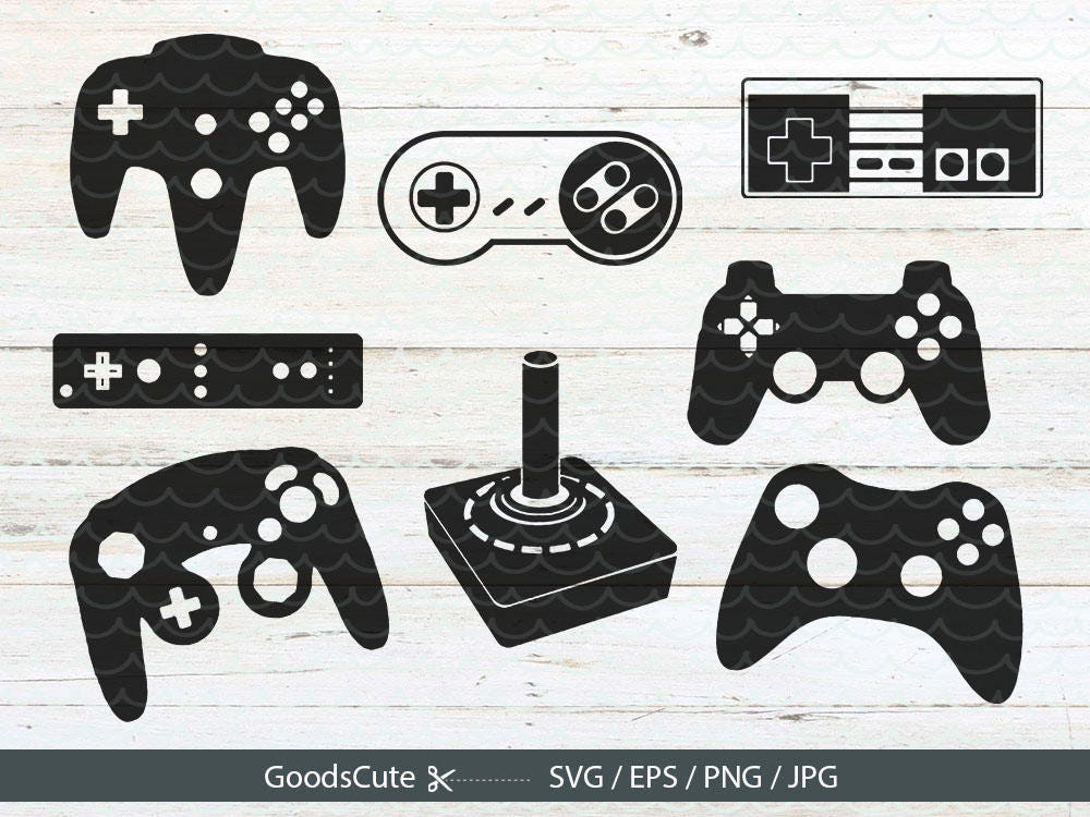 Download Game Controller SVG, Gamer SVG File Vector for Silhouette ...
