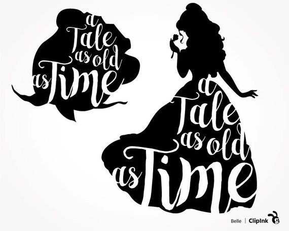 Download Tale as Old as Time svg Belle clipart Beauty and the Beast