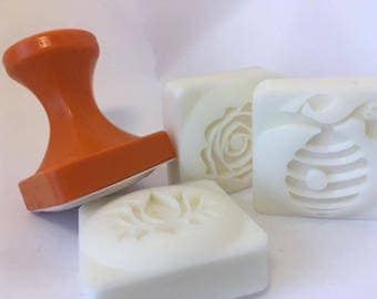 Custom Soap Stamp with / without handle - 2 sizes defined