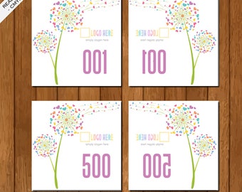 LLR Live Sale Number Card for Facebook (1-500), Reversed Number, Printable Number Card, Home Office Approved, Fashion Consultant Retailer 01