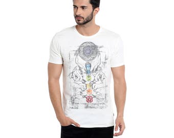 Vaishvik Seven Chakras t shirt ancient India