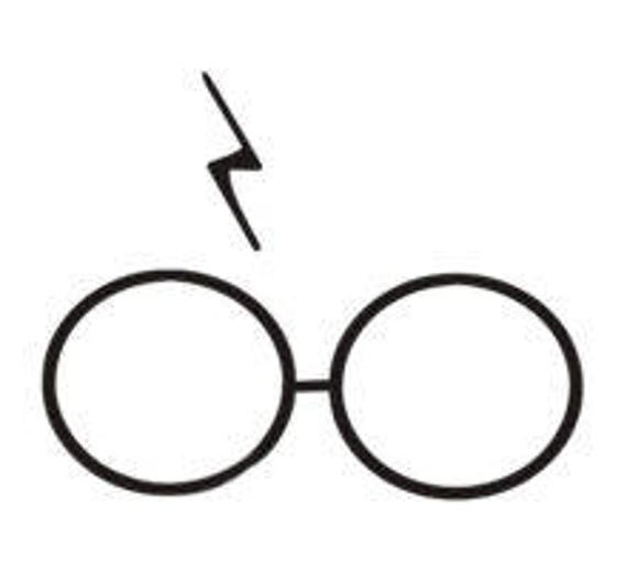 Download Harry Potter Glasses and Scar SVG