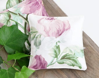 Pair of Lavender Sachets, Floral Cottage Decor, Scented Drawer Sachets