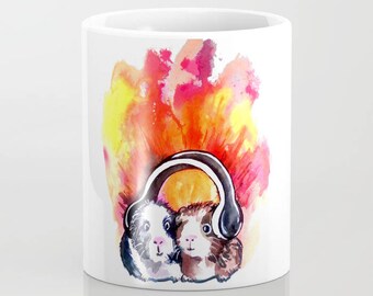 Guinea pig mug cute guinea pig gift cute guinea pig mugs cute guinea pig coffee mug cute guinea pig coffee cup gifts for dad music