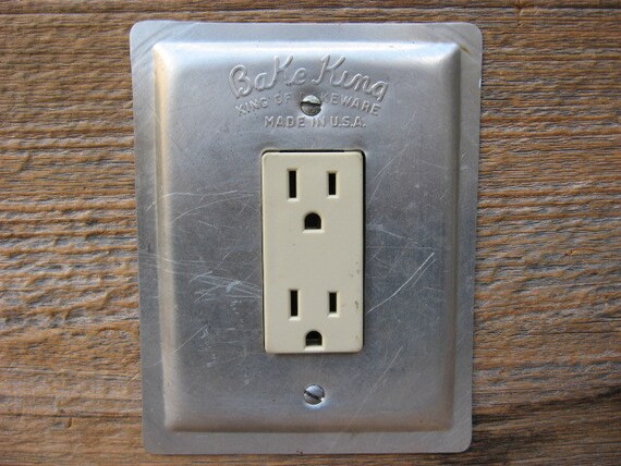 Antique Kitchen Light Switch Cover GFCI Outlet by tincansally Antique Kitchen Light Switch Cover GFCI Outlet by tincansally
