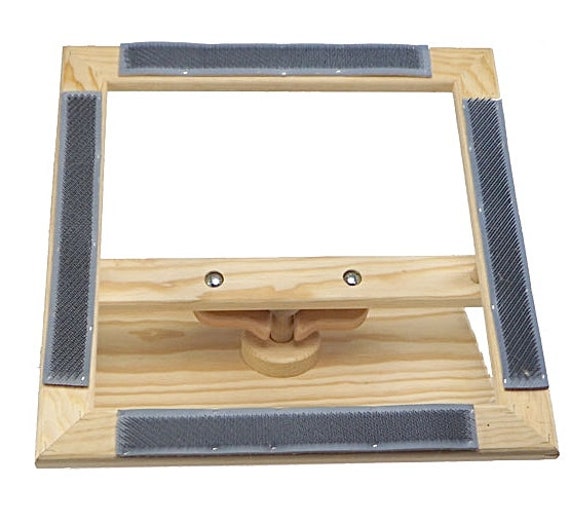 Grubers 14 inch Rug Hooking Gripper Lap Frame