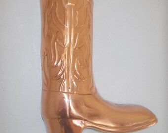 sale---Copper Cowboy Boot mold Benjamin Medwin NY made in Korea