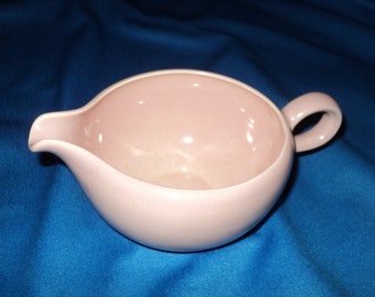 Vintage Ceramic Pink Gravy Boat