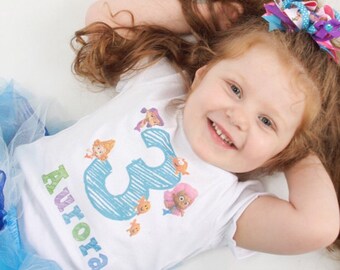 Bubble Guppies birthday shirt with name for boy or girl