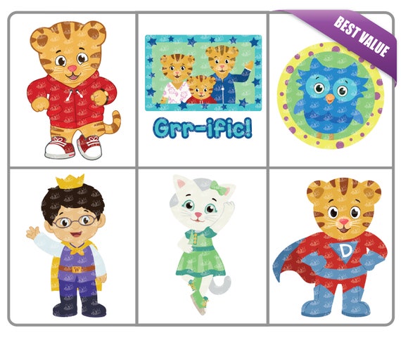 Download Items similar to Daniel Tiger Value Pack Bundle SVG ...