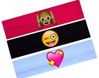 Emoji headband | Etsy