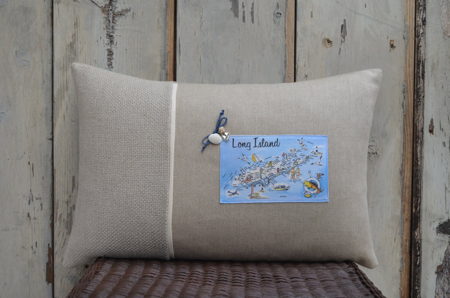Long Island Postcard Pillow (available in 3 styles and 2 prices)