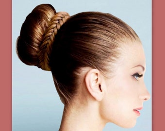 Ballet bun hairstyle  Etsy