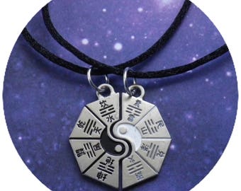 SALE Yin Yang I Ching Soul Mate necklaces
