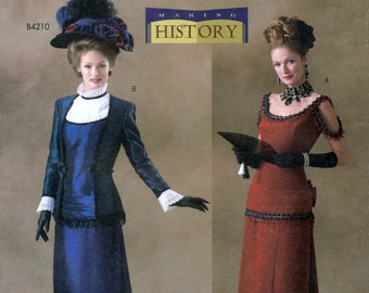 Butterick History B4212 Sewing Pattern for Misses' Victorian Costume - Uncut - Size 18, 20, 22 - Bust 40, 42, 44