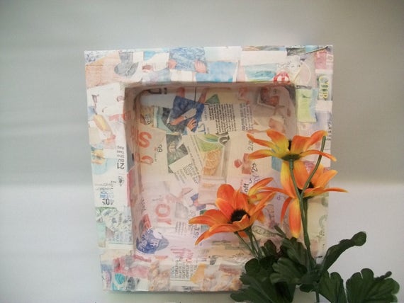 paper mache collage on canvas paper mache collage on canvas