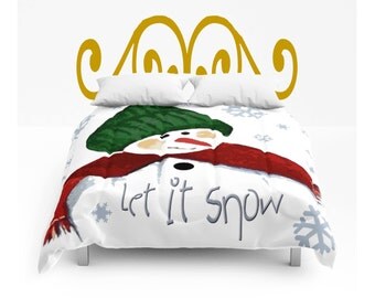 snowman bedding | etsy snowman bedding | etsy