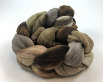 Merino Wool Roving, 21.5 micron, 4 oz, Spinning fiber, Wool felting, Wool top, Soft wool roving, Himalayan