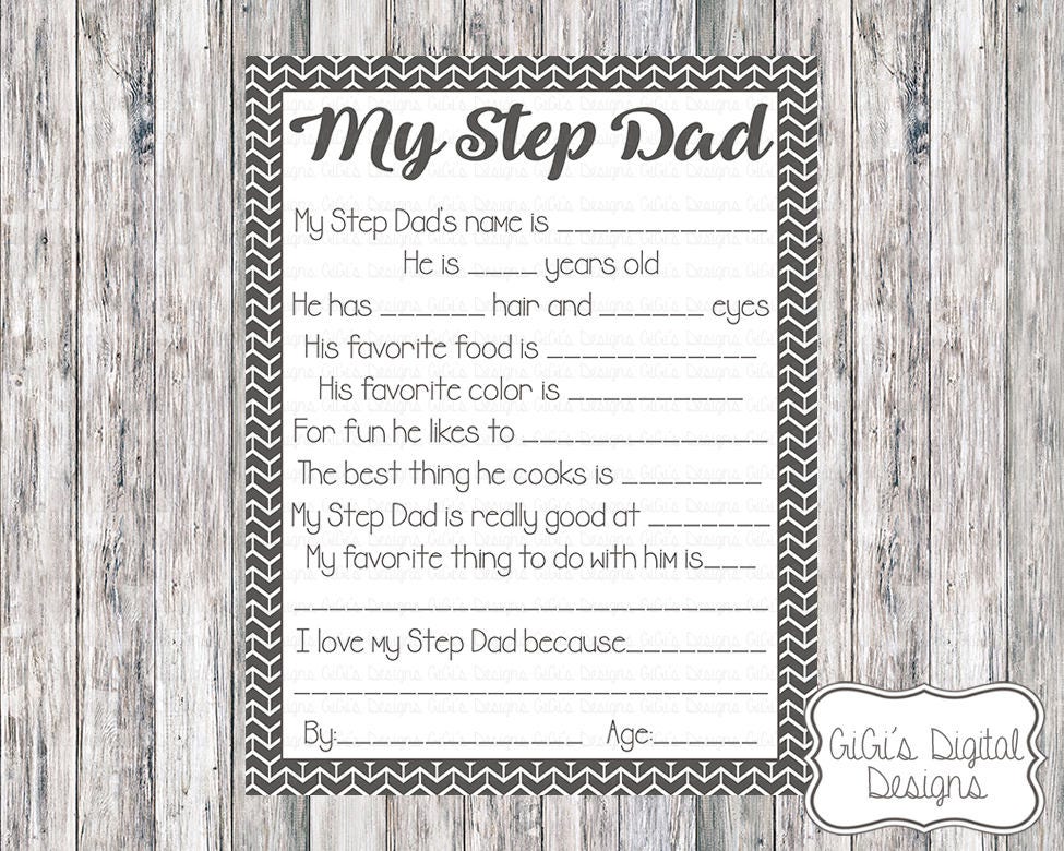 step-dad-survey-step-dad-questionnaire-fathers-day-survey