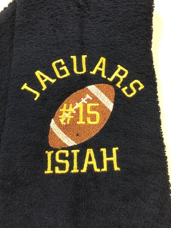 Football towels personalized gift football towel sport