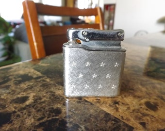 Vintage Cigarette Lighter/German Made Colibri by Kreisler Lighter/Stainless Steel/Ships Free!