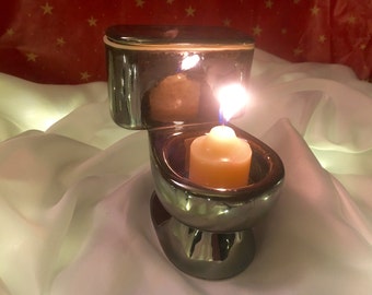 Votive Candle Toilet (Mirror)