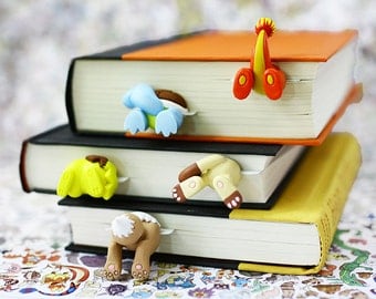 Pokemon GO bookmarks // Bright pokemon handmade and unusual gift for friend //