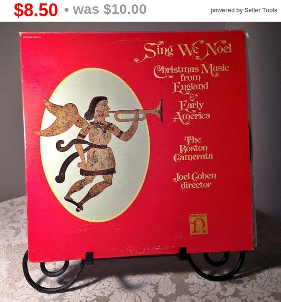 Christmas Sale Vintage Christmas Album Sing We by vintagepoetic
