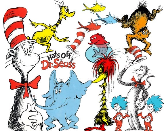 Best collection of 74 Dr. SEUSS clipart 74 high quality Dr.