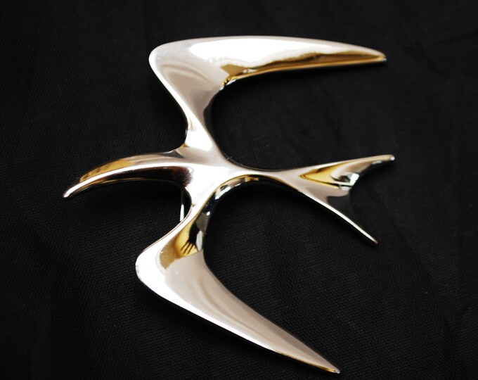 Silver Bird Brooch - Signed Sarah Coventry - Mr Sea Gull - Modern