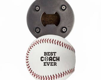 Baseball Coaches Gift - Bottle Opener made from a REAL Baseball - The Baseball Opener