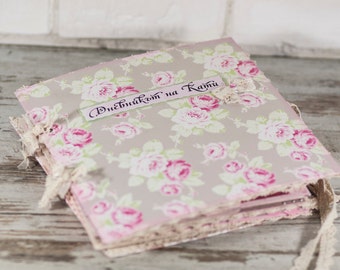 Baby memory book Newborn photo album Baby shower gift First year album Newborn gift Scrapbook album Baby's first album Baptism gift