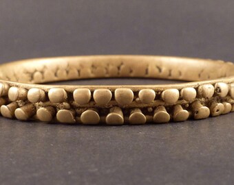Naga antique bronze bracelet, probably Konyak, Nagaland ethnic tribal adornment, indian jewellery, tribal brass