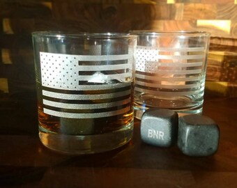 4th of July Barware Whiskey Glasses, July 4th Rocks Glass, Independence Day Glass, American Flag Merica Day, 4th July Decor, July 4th Decor