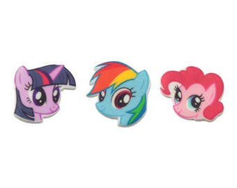 My Little Pony 12 pc SUGARSOFT Edible Printed Cake / Cupcake Topper Decorations
