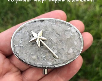 Fairytale Tooth Fairy Rose Quartz Crystal box Magic Wand Fae Once Upon a Time pill box handmade by Sapphire Moonbeam
