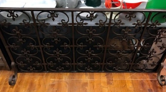 Metal Fireplace Screen 53" long