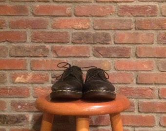 Vintage Black Dr. Martens 1461 Made in England Originals Size 8