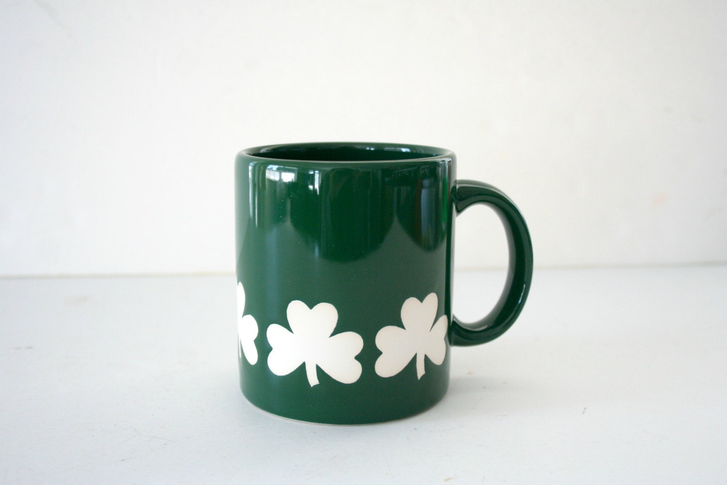 Waechtersbach Shamrock Coffee Mug Green Shamrock Mug Vintage