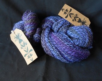 Handspun Yarn. Pure Wool. Cheviot 135g /310m