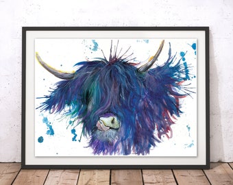 Cow Wall Art highland cow print large wall art photography print best Cow Wall Art highland cow print large wall art photography print best