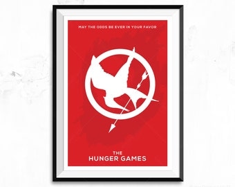 The Hunger Games Poster Print - Mockingjay Pin - Token