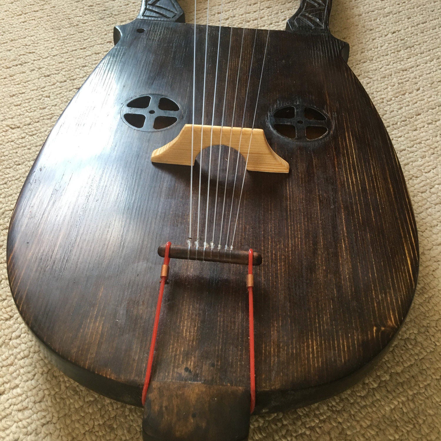 Kravik lyre 7 string Viking Lyre made of Spruce with hard case