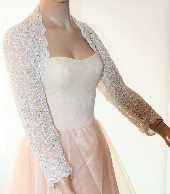 Wedding Bridal Bolero Shrug Lace Crochet Knit Shrug Boleros Wedding Bridal Bolero Shrug Lace Crochet Knit Shrug Boleros