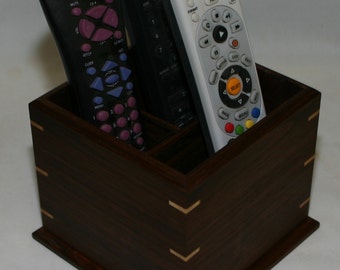 Remote Control Caddy for your TV, sound system, etc. - walnut #204
