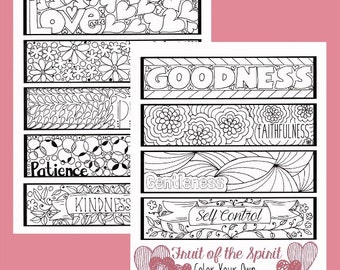 colouring bookmarks etsy