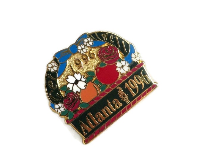 Atlanta Olympics Tie Tac, Souvenir 1996 Olympic Lapel Pin